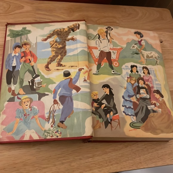 Old Time Favorites The Children’s Hour hardcover vintage 1953 book 3 - Picture 10 of 17